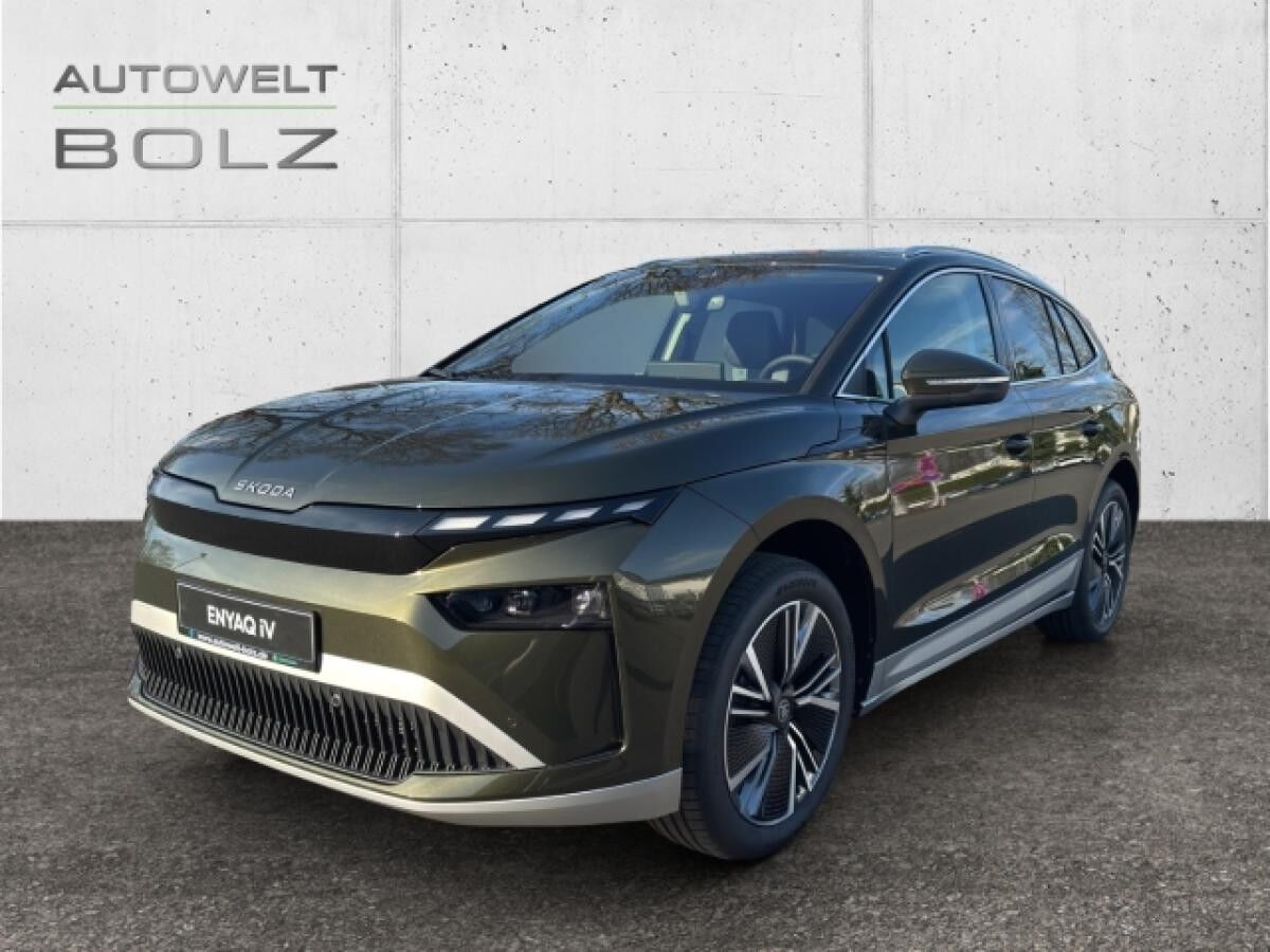 Skoda ENYAQ 60 Loft AHK El. Panodach Navi DigiCock Memory Sitze LED Blendfreies Fernl.