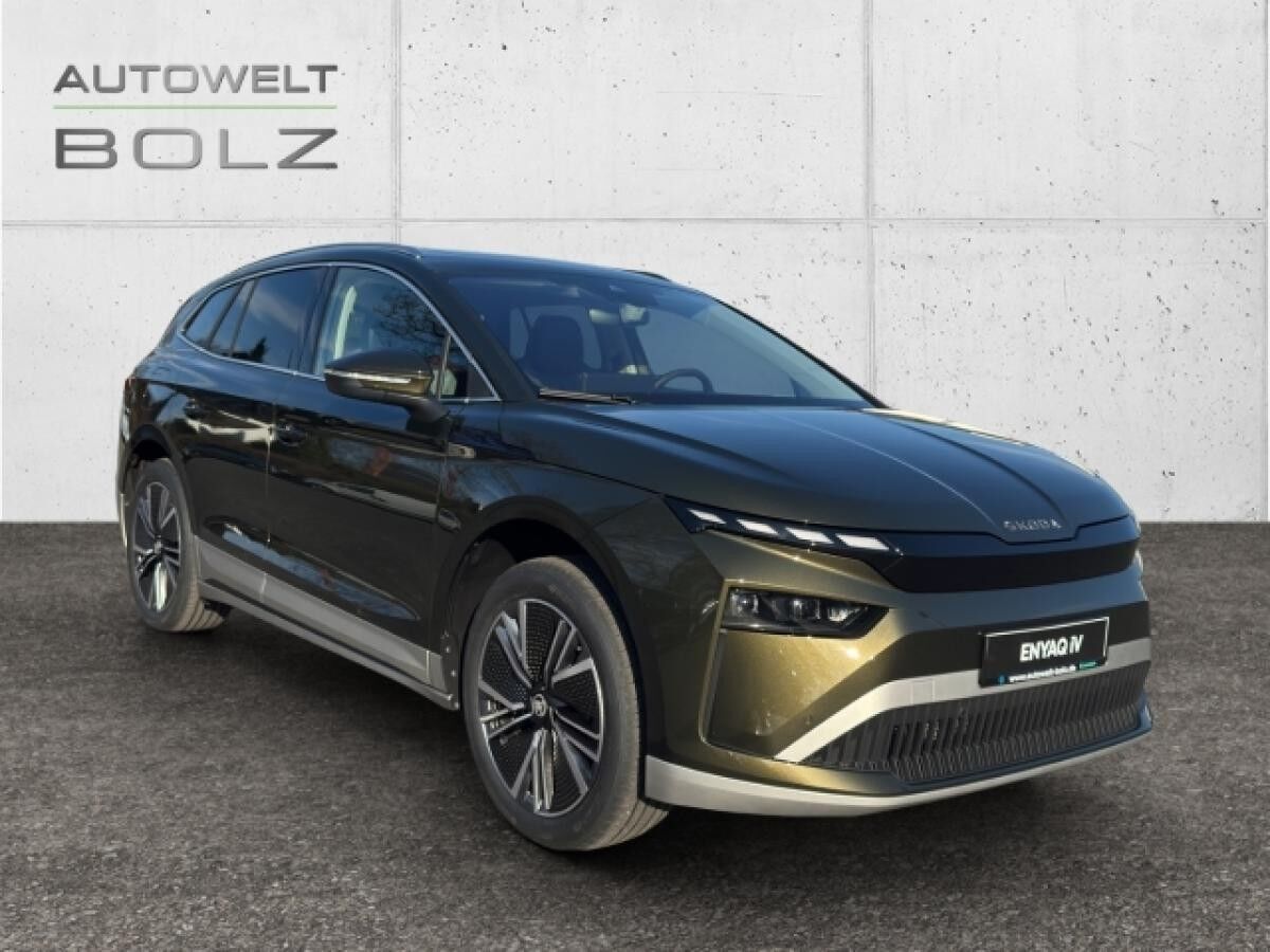 Skoda ENYAQ 60 Loft AHK El. Panodach Navi DigiCock Memory Sitze LED Blendfreies Fernl.