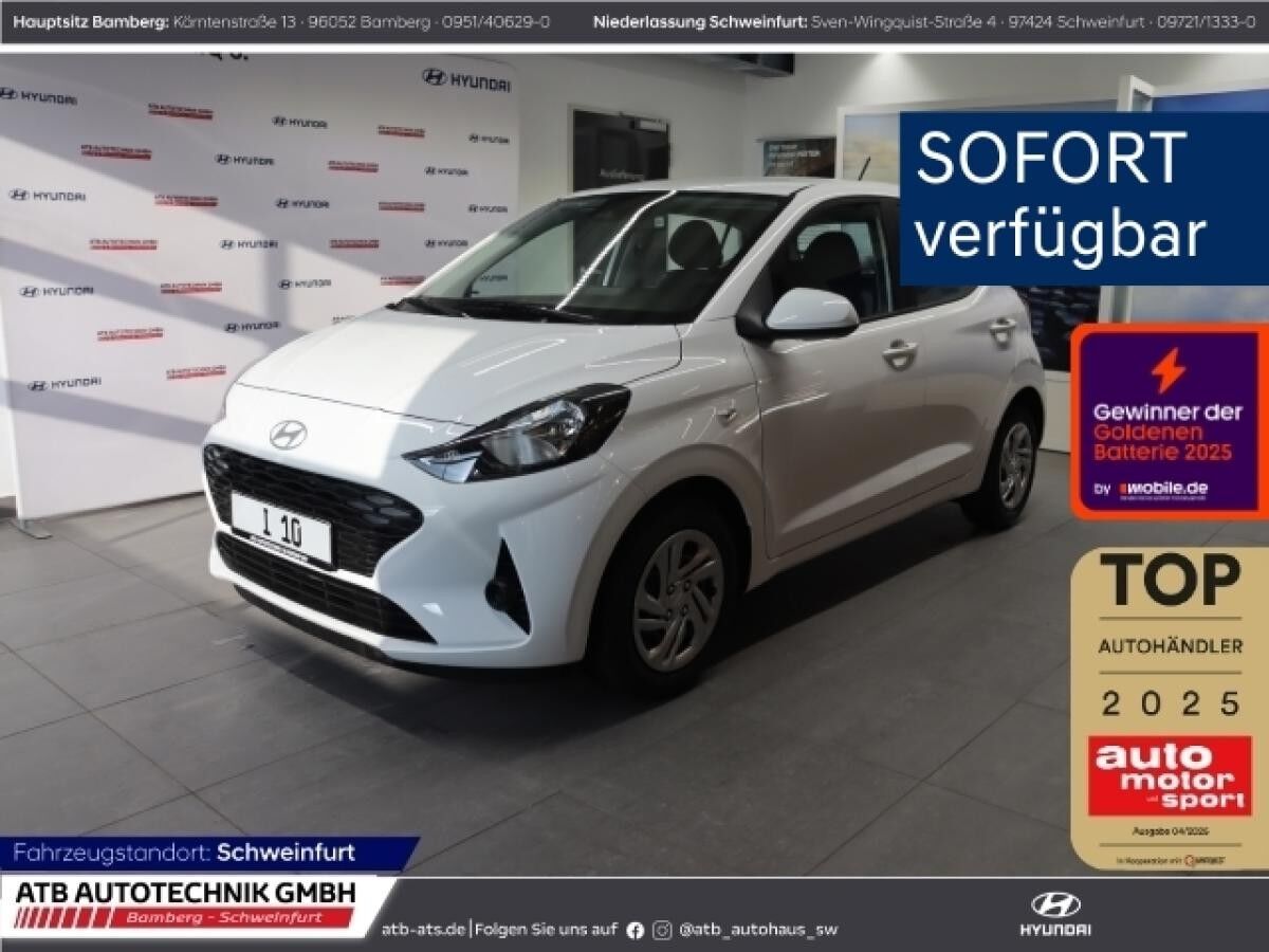 Hyundai i10 Select MY25 1.0 Benzin 5-MT 2WD Navi