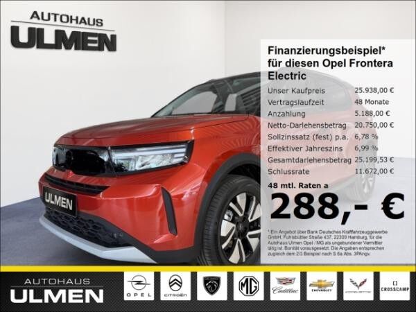 Opel Frontera Electric Der Neue Frontera-e GS 83KW