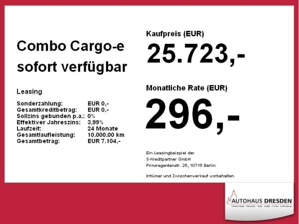Opel Combo Cargo-e sofort verfügbar ⚡GEWERBEANGEBOT⚡