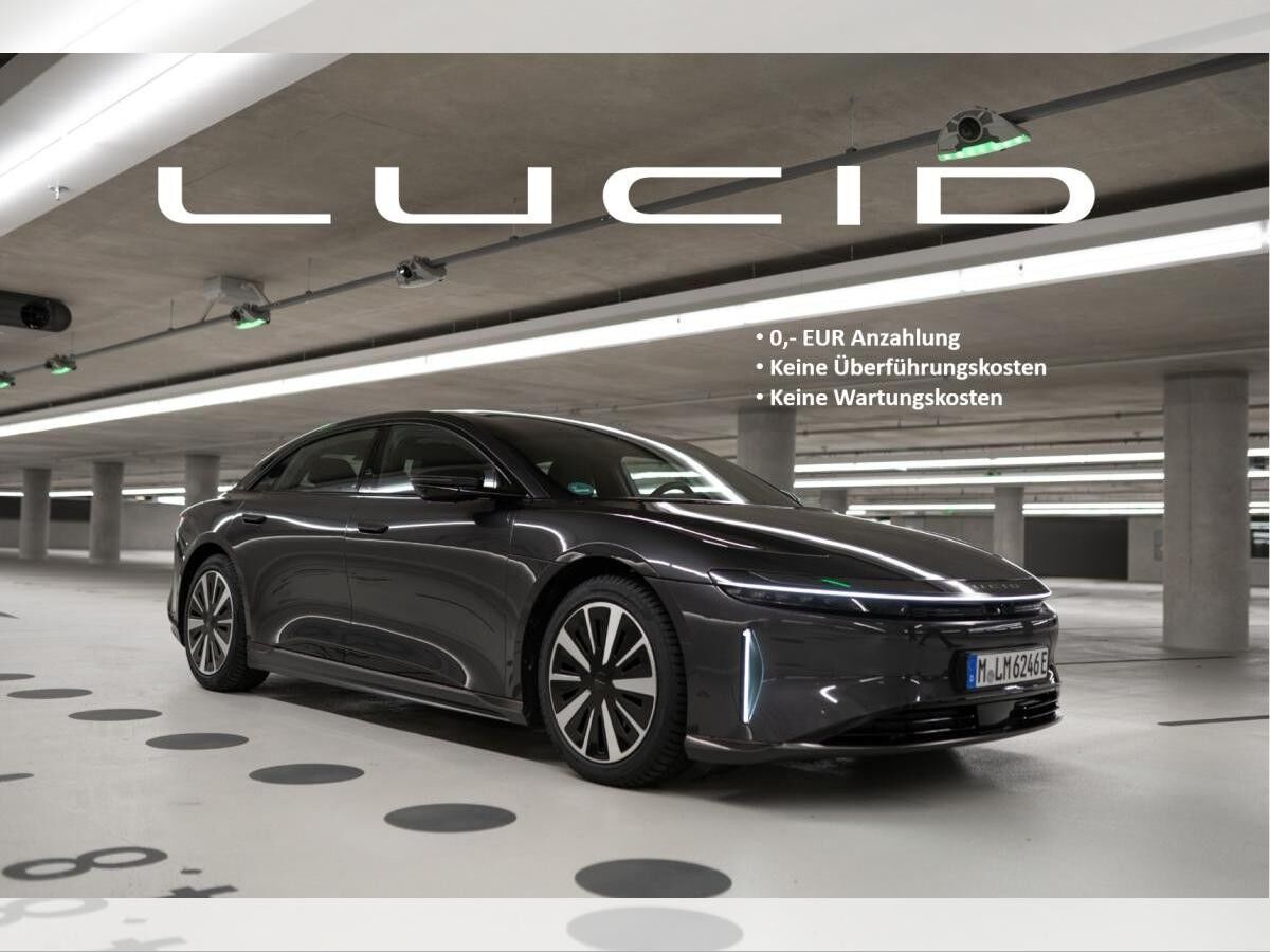 Lucid Air PURE (WLTP-Reichweite 831 km): INKL. Überführung & Wartung