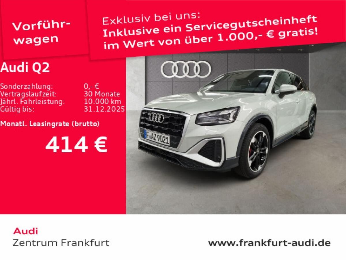 Audi Q2 35 TFSI S tronic S line MatrixLED Leder Tempomat