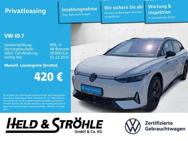 Volkswagen ID.7 Tourer GTX 4M AHK MATRIX WÄPU 360°KAM HUD