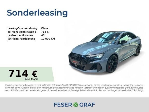Audi RS3 Limousine Matrix/SportAGA/Vmax280Kmh/360°Cam