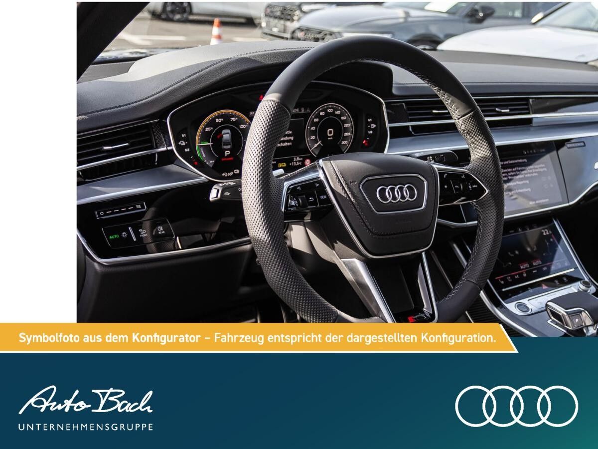 Audi A8 60 TFSI e qu. S-Line 462PS 0,5% bis 06.12. Panorama HuD B&O bis 06.12.
