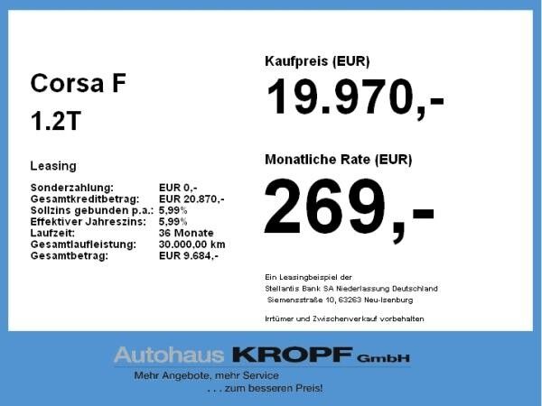 Opel Corsa F 1.2T Rückfahrkamera,Parkpilot,Sitzheiz.