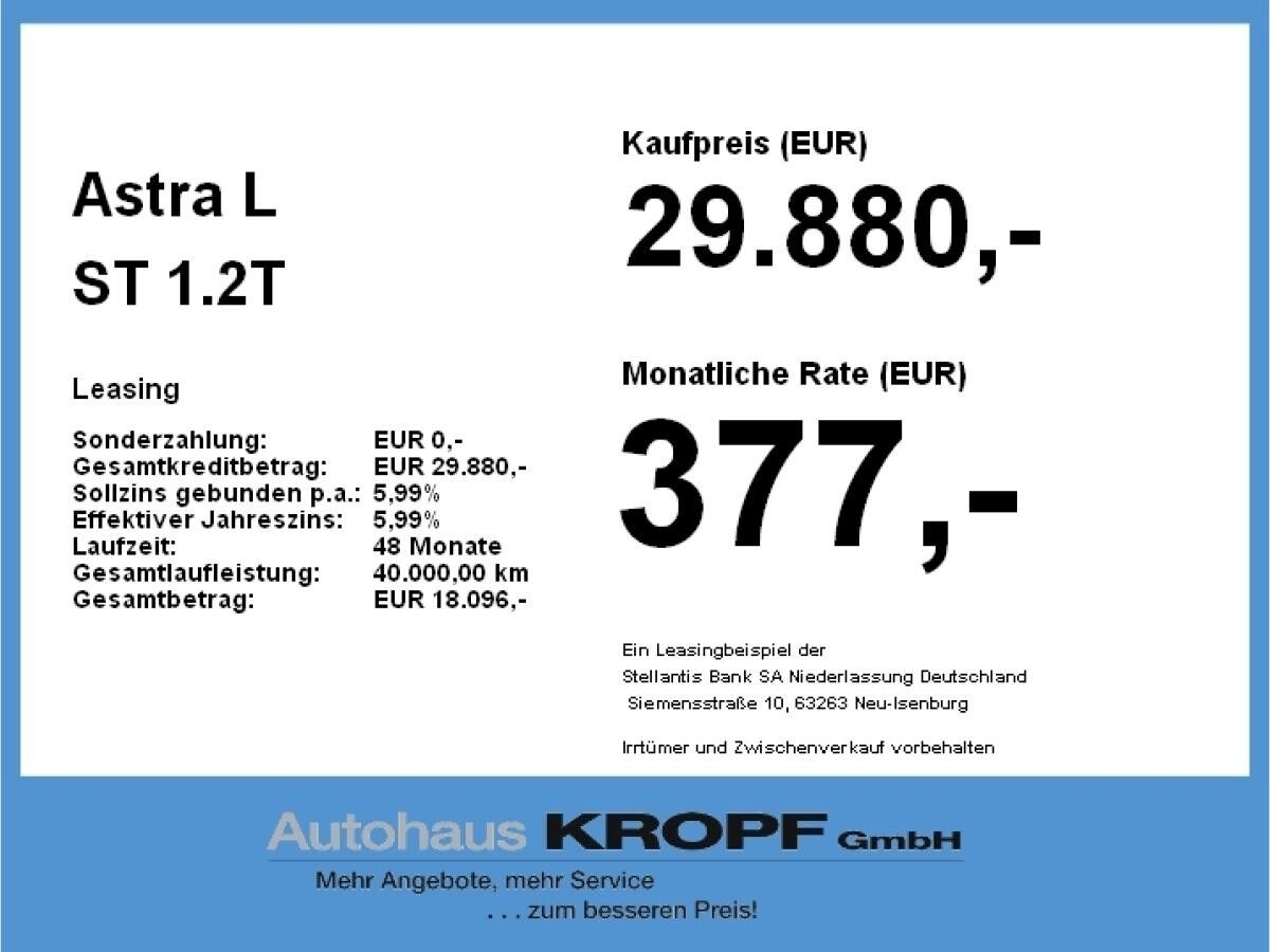 Opel Astra L ST 1.2T GS Line LED,Winterpaket,DAB