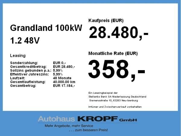 Opel Grandland 1.2 48V Mild- Edition FLA KAM