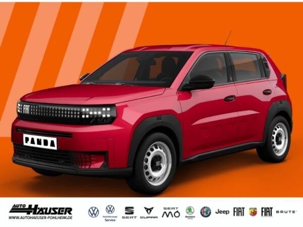 Fiat Grande Panda Elektro RED - TEMPOMAT LED PDC APPLE ANDROID