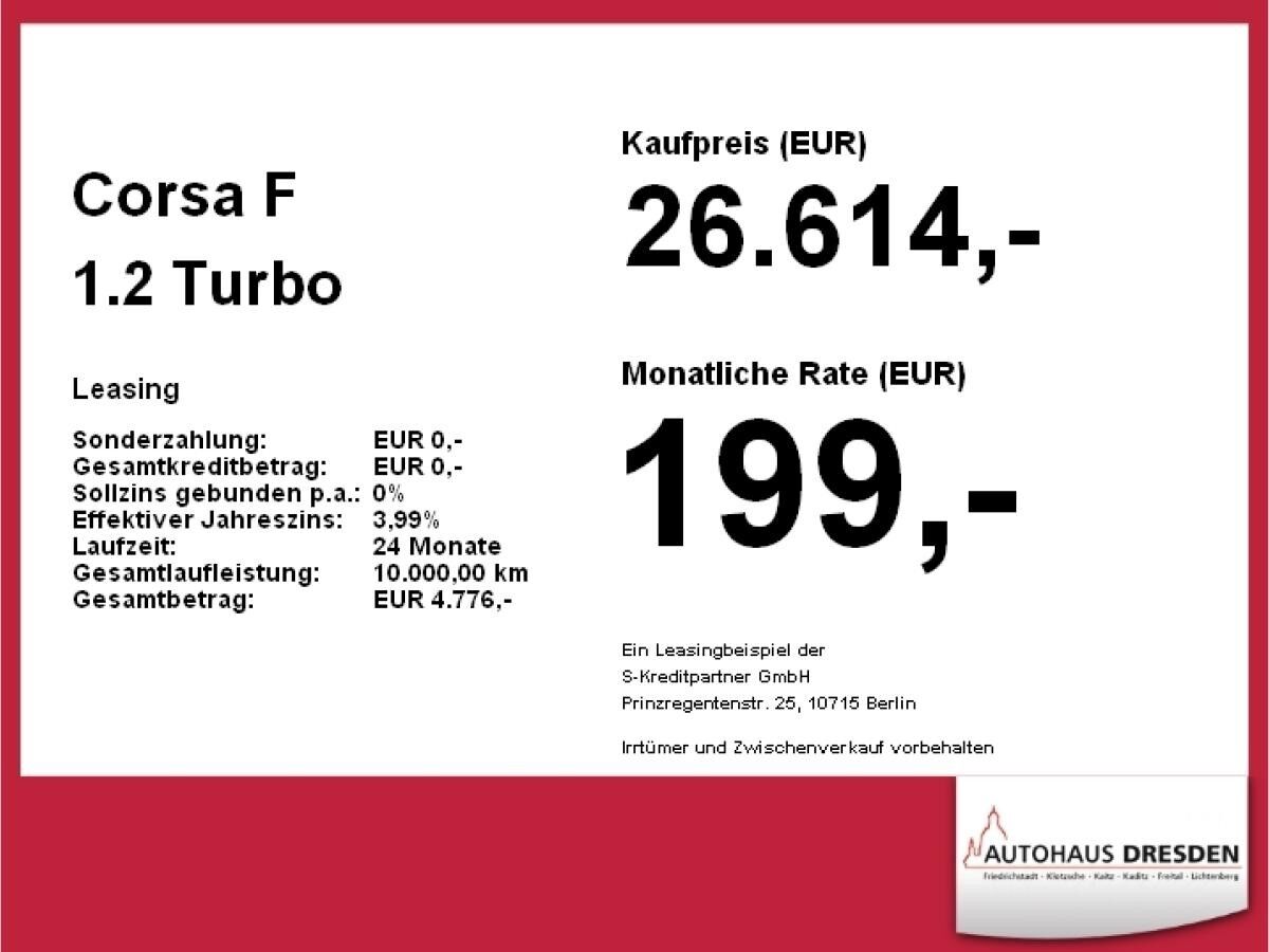 Opel Corsa F 1.2 Turbo GS ⚡GEWERBEANGEBO⚡