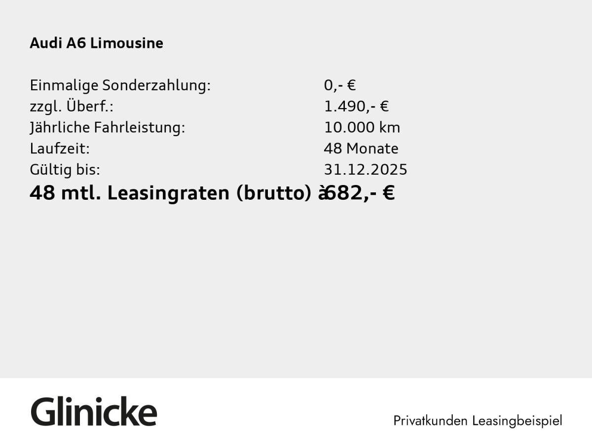 Audi A6 Limousine e-hybrid NEUBESTELLUNG