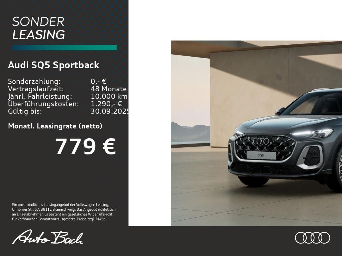 Audi SQ5 Sportback TFSI Tech-Pro HuD AIR Panorama Audi SQ5 Sportback TFSI Tech-Pro HuD AIR Panorama