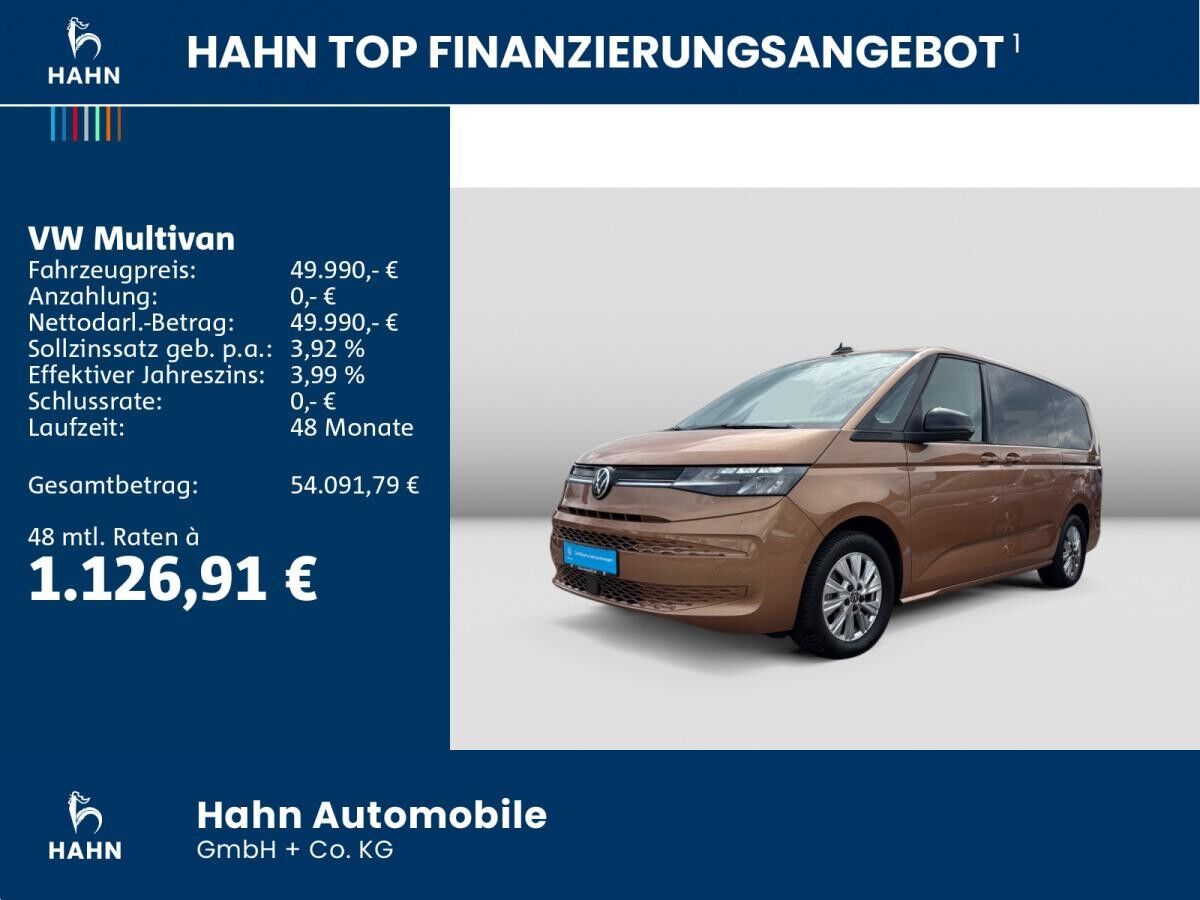 Volkswagen T7 Multivan LIFE LÜ 2,0TDI AHK NAVI KAMERA