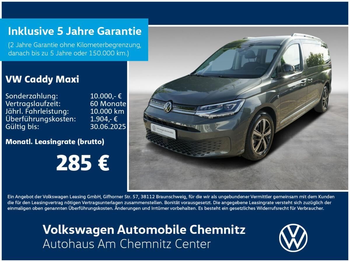 Volkswagen Caddy Maxi Style 7-Sitzer TDI DSG *Winterp.*Nav*