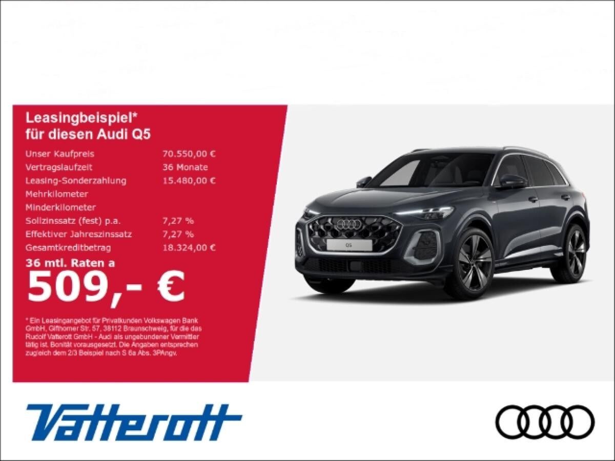 Audi Q5 SUV TDI S line AHK HUD Navi CarPlay