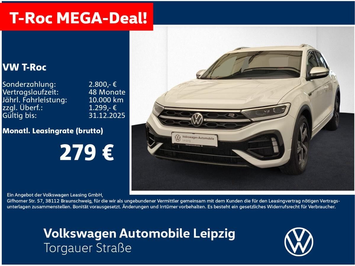 Volkswagen T-Roc R 2.0 l TSI 4MOTION DSG Volkswagen T-Roc R 2.0 l TSI 4MOTION DSG