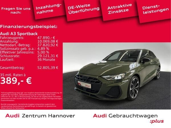 Audi A3 Sportback S line 35 TDI Pano Head-Up Matrix SONOS AHK