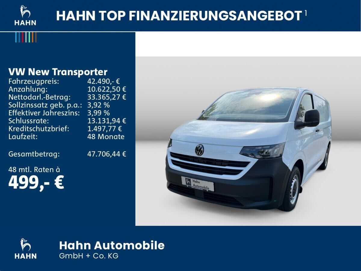 Volkswagen Transporter New Kasten 2,0TDI Automatik KLIMA