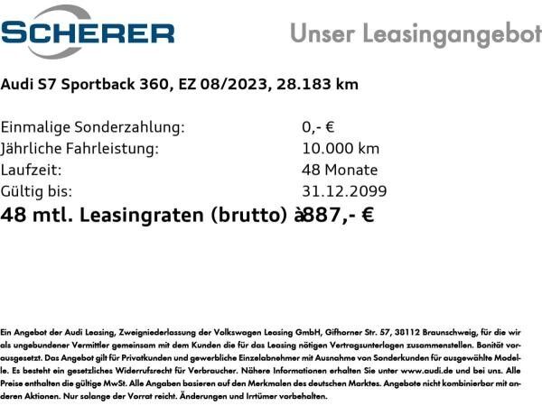 Audi S7 Sportback STD-HEIZUNG MATRIX B&O OPTIK-SCHWARZ+ 360°KAMERA