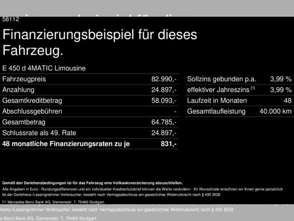Mercedes-Benz E 450 d 4M AMG-Line Digital Light Panorama AHK