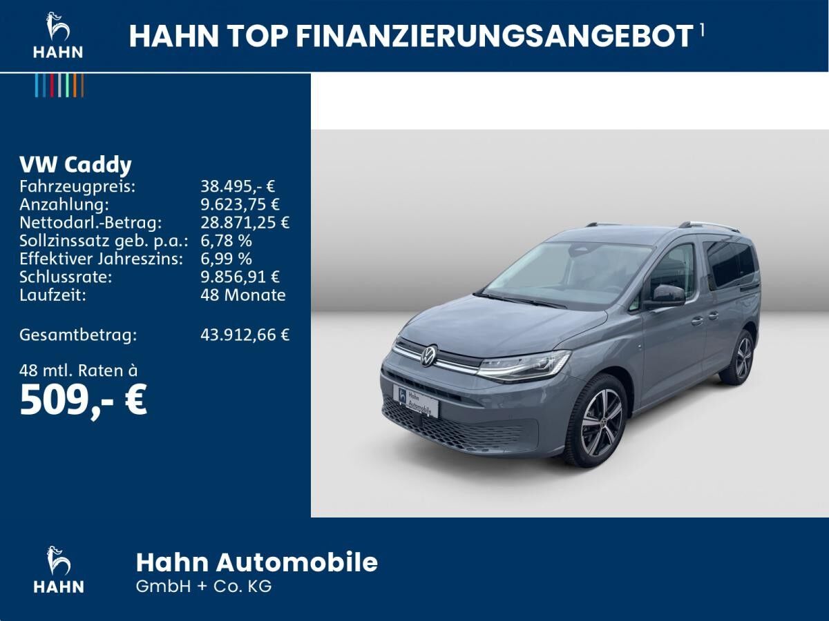 Volkswagen Caddy Goal 1,5TSI 85KW DSG KLIMA LED APP KAMERA