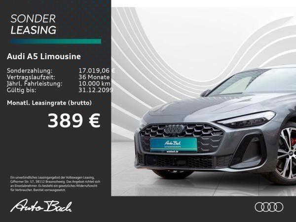 Audi A5 Lim. e-hybrid qu. 270 kW TECH-PRO Panorama B&O 20" 0,5%