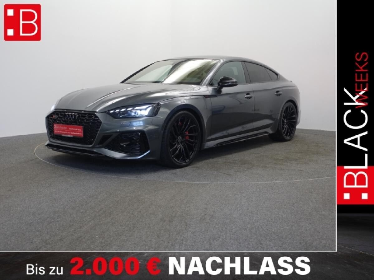 Audi RS5 Sportback 280KM H LASER 20 B&O PANO HEAD-UP UMGEBUNGSKAMERA ACC NAVI LEDER