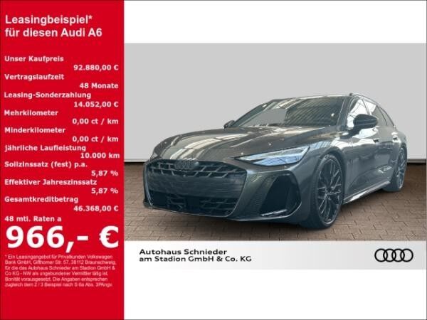 Audi A6 AVANT TDI QUATTRO150 kW LED+PANO+B&O+ALLRADLENKUNG