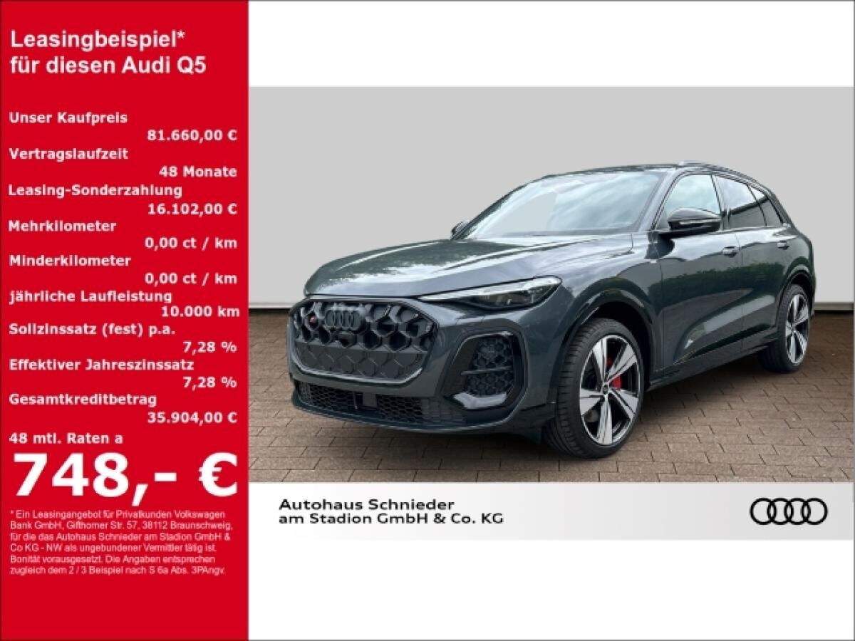 Audi Q5 SUV EDITION 2,0TDI LED+LUFT+AHK+HUD+PARK-LENK