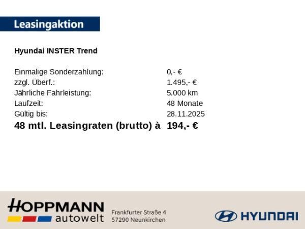 Hyundai Inster TREND h Automatik|57290 Neunkirchen