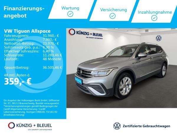 Volkswagen Tiguan Allspace Life 1,5 TSI DSG Nav*LED*ACC*AHK*7 Sitz