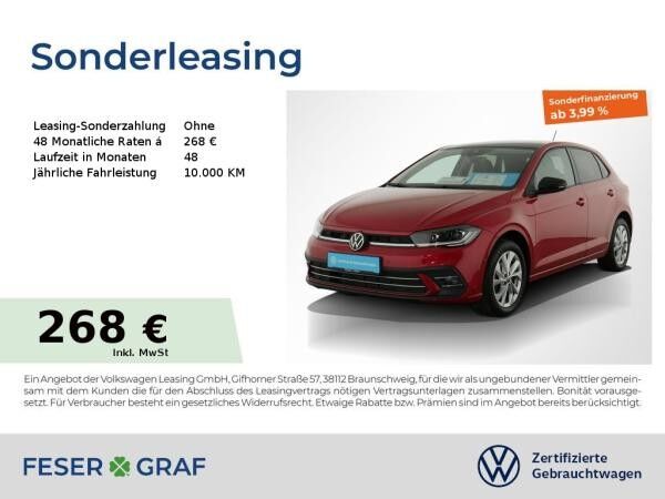 Volkswagen Polo Style 1.0 TSI DSG Navi Kamera LED ACC SiHz