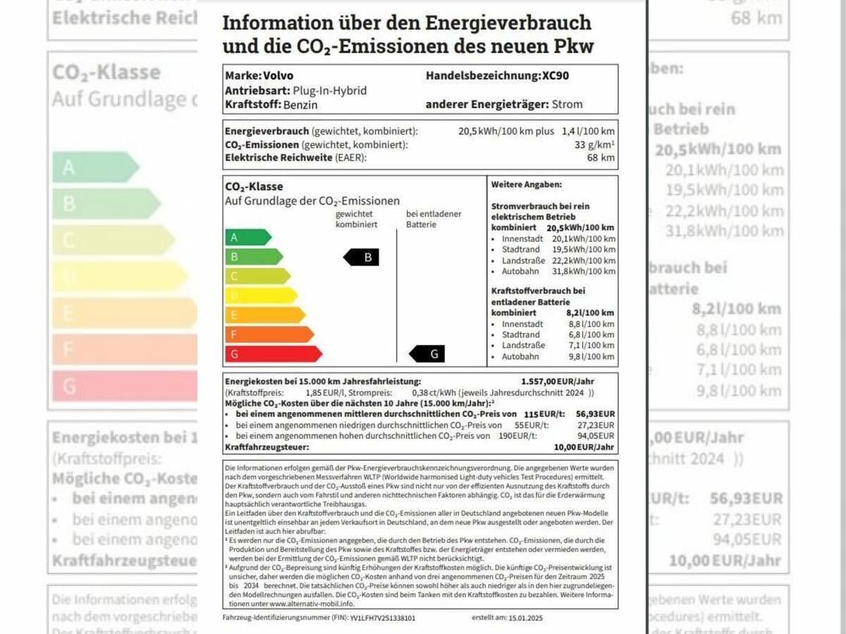 Volvo XC90 T8 Ultra Dark Plug-In Hybrid AWD*LUFTFW