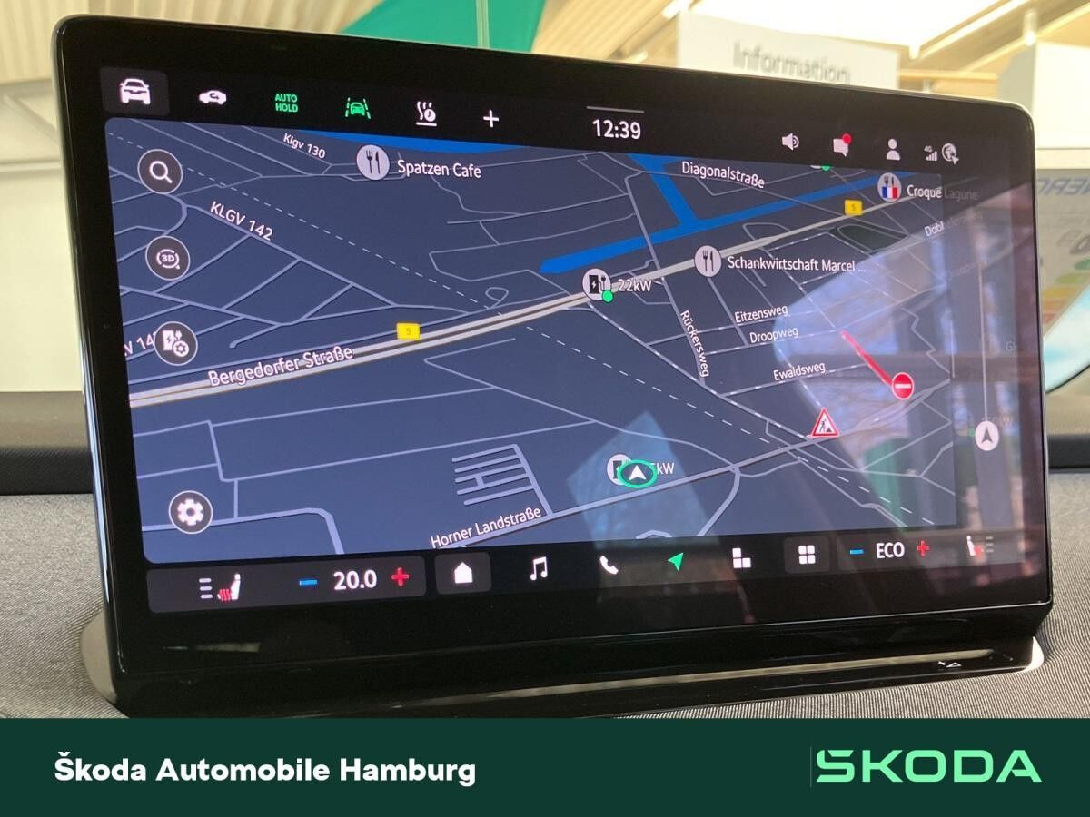 Skoda ENYAQ 60 h Batterie   Elektromotor 1-Gang-Automatik