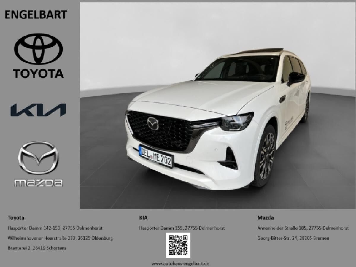 Mazda CX-80 Homura Plus AWD 3.3 e-SKYACTIV-D 254 HUD El. Panodach Navi Leder Memory Sitze Soundsystem