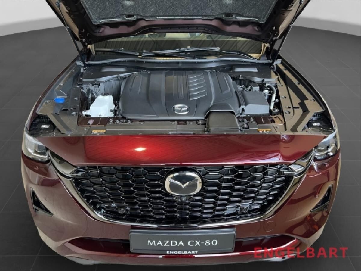 Mazda CX-80 Homura Plus AWD 3.3 e-SKYACTIV-D 254 M-Hybrid EU6e HUD El. Panodach Leder Memory Sitze