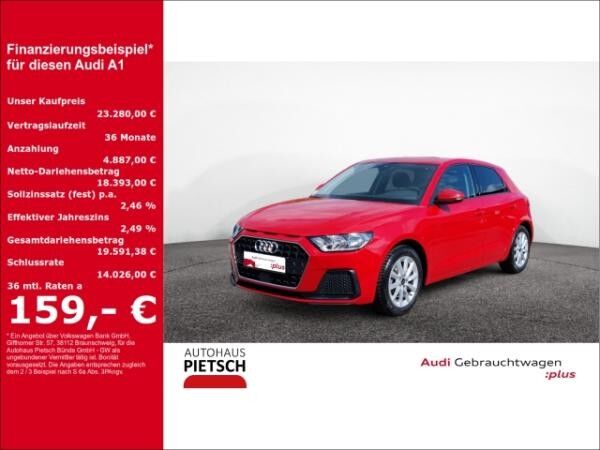 Audi A1 Sportback 25 TFSI advanced WKR SmartInterface