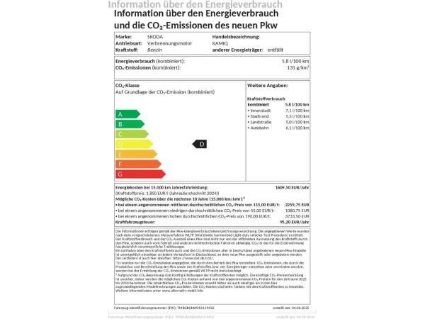 Skoda Kamiq SOFORT VERFÜGBAR! Monte Carlo AHK Navi ACC eHeck Matrix-LED