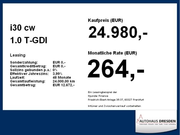 Hyundai i30 cw 1.0 T-GDI Advantage *LED*NAVI*LM