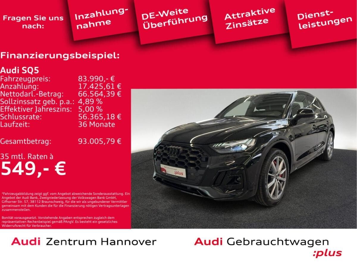 Audi SQ5 TDI quattro Head-Up Standh. Matrix Pano B&O AHK