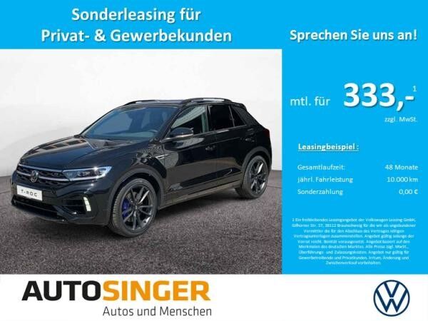 Volkswagen T-Roc R LEDER*BLACK*PANO*DCC*AHK*CAM*MATRIX*19"