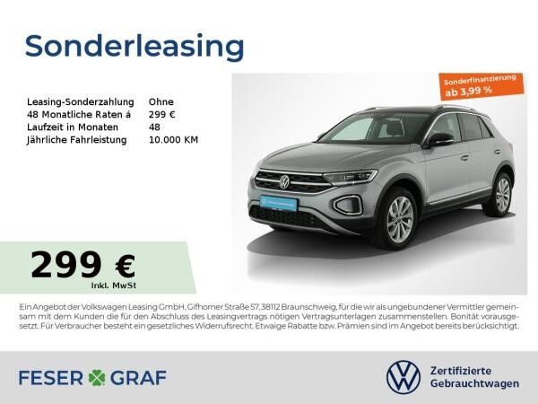 Volkswagen T-Roc Style 1.5TSI DSG Navi AHK LED SiHz
