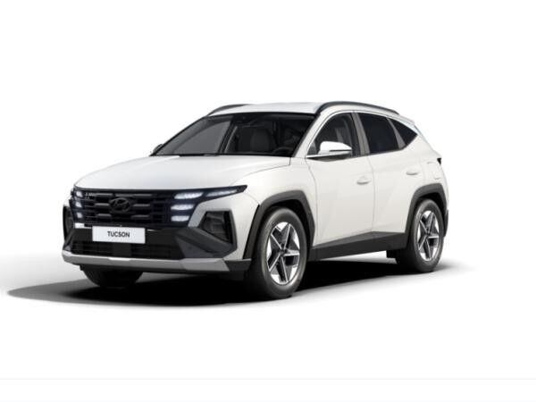 Hyundai Tucson Trend Privat* & Gewerbe weiß 160Ps  4WD 7-DCT Allrad Navi dig. Cockpit LED ACC El. Heck