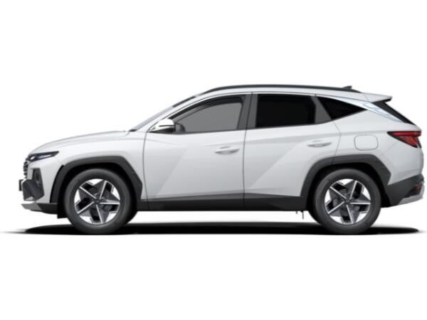 Hyundai Tucson Trend Privat* & Gewerbe weiß 160Ps  4WD 7-DCT Allrad Navi dig. Cockpit LED ACC El. Heck