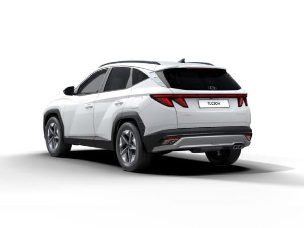 Hyundai Tucson Trend Privat* & Gewerbe weiß 160Ps  4WD 7-DCT Allrad Navi dig. Cockpit LED ACC El. Heck