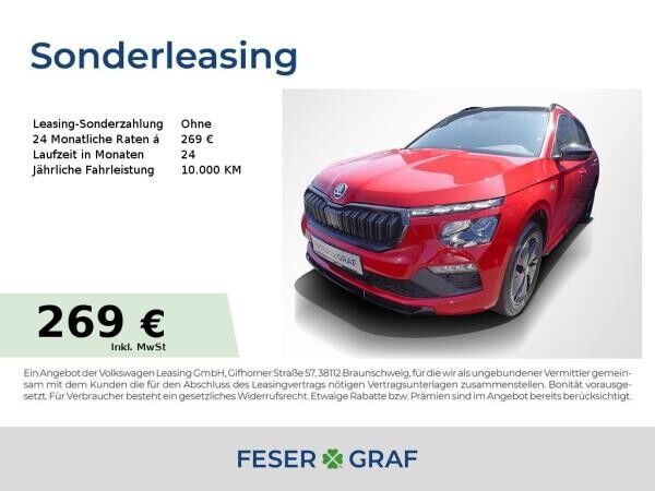 Skoda Kamiq Monte Carlo 1,5 TSI DSG - AHK,NAVI,KAMERA