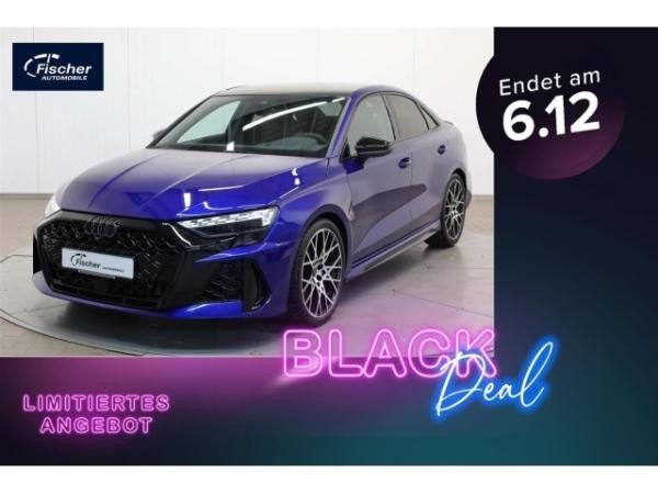 Audi RS3 Limousine TFSI quattro 280 km/h San Marino Blau
