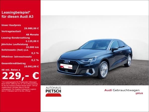 Audi A3 Limo 35 TFSI S tronic advanced SmartInter