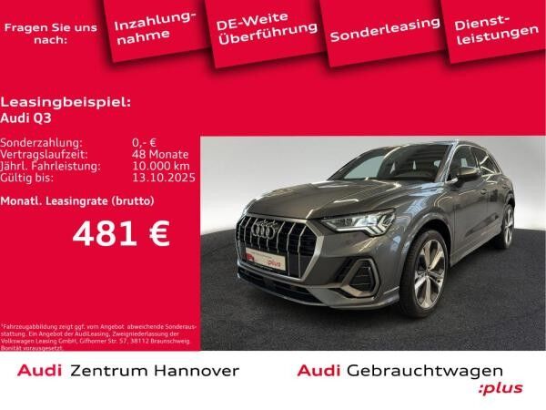 Audi Q3 45 TFSI quattro S line Pano Matrix AHK Kamera